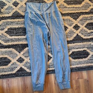 Athleta salutation baby blue jogger Pants